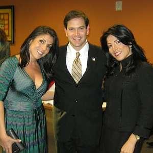 Jill Kelley, Marco Rubio and Natalie Khawam