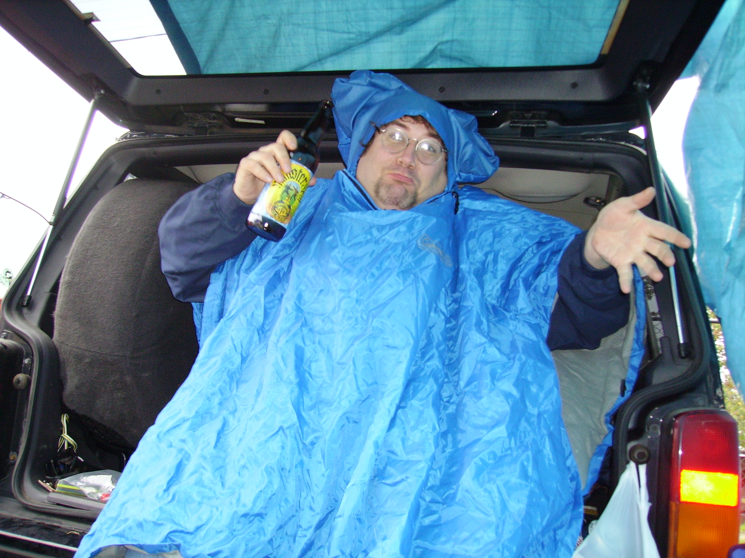 Bring on the rain. Tailgating  at Ross-Ade 9-15-2007